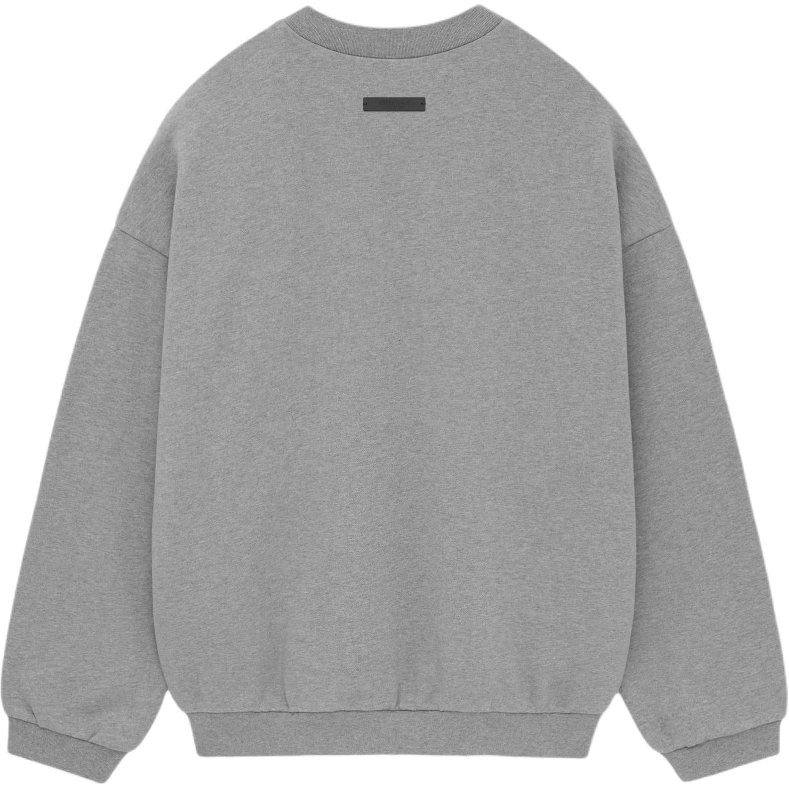 Флисовая толстовка с круглым вырезом Fear of God Essentials, цвет «Темно-серый» — фото 2
