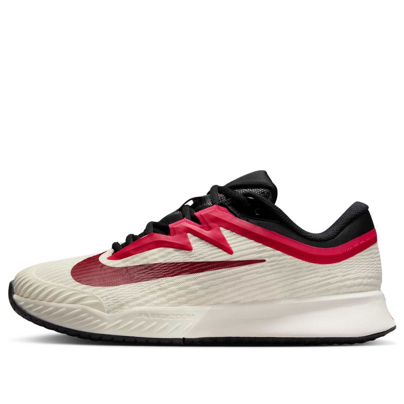 

(WMNS) Nike Court Air Zoom Vapor Pro 3 HC 'Pale Ivory Sail Team Red Rush Pink'