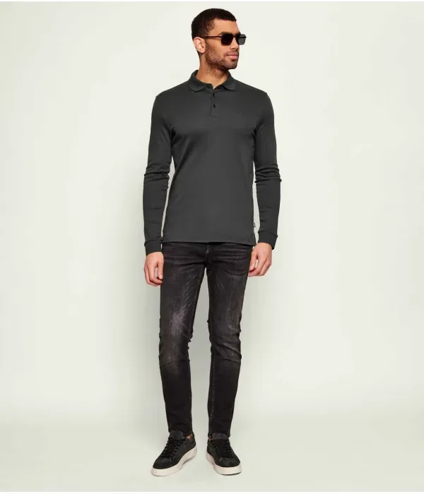 Поло Pado 30 regular fit Boss, зеленый — фото 2