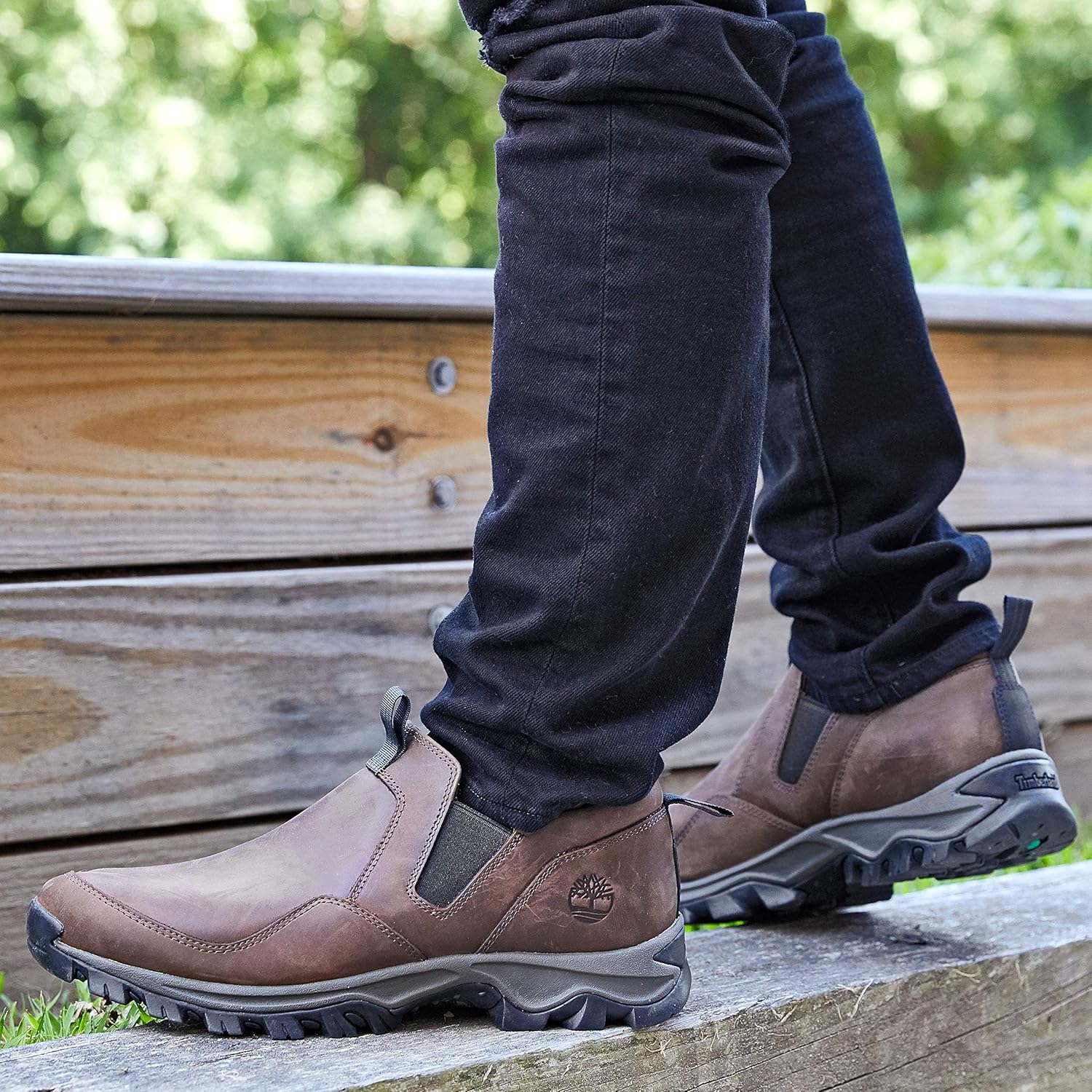 Мужские походные слипоны Timberland Mt. Maddsen, темно-коричневый — фото 3