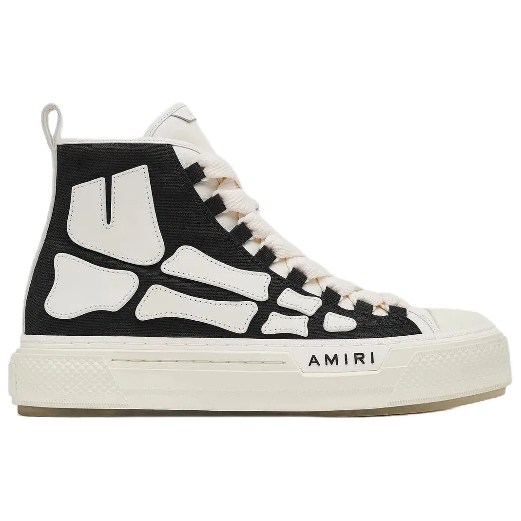 Кеды высокие AMIRI Black White — фото 3
