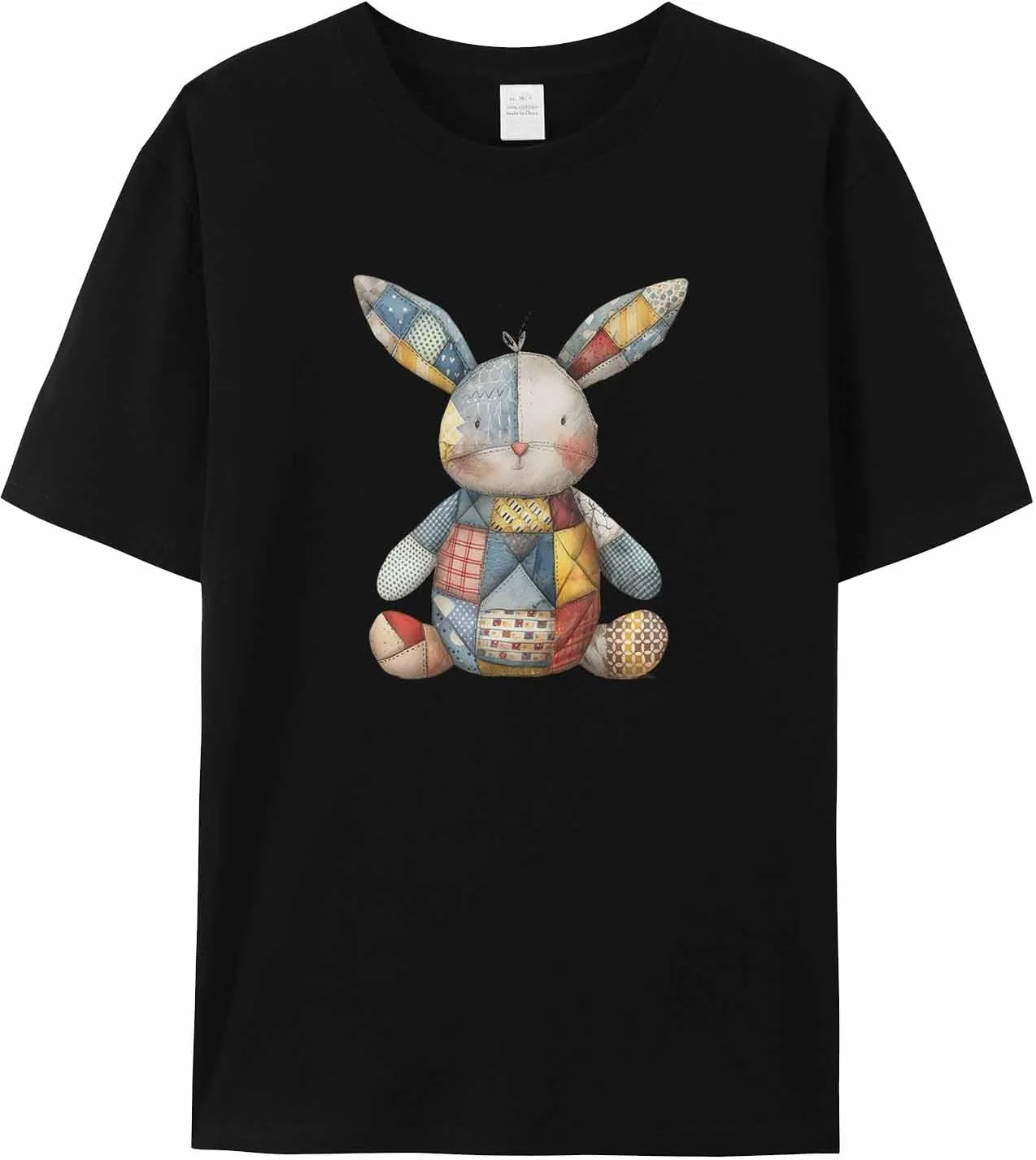 

Футболка мужская, Vintage Rabbit Pattern, короткий рукав jdudh