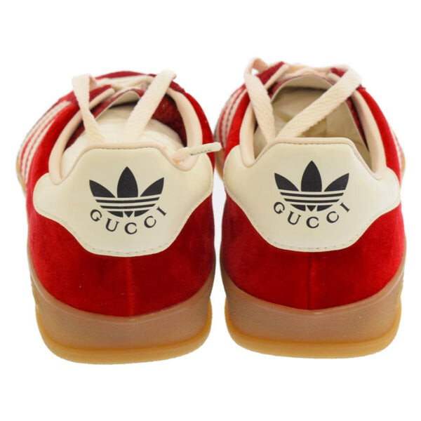 Кроссовки x gucci gazelle Adidas, красный — фото 4
