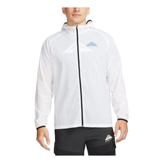 

Куртка Nike Trail Aireez lightweight trail running jacket 'White', белый