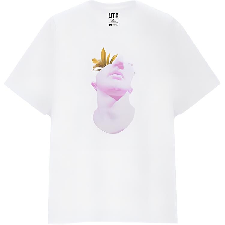 

Футболка унисекс белая Uniqlo, белый