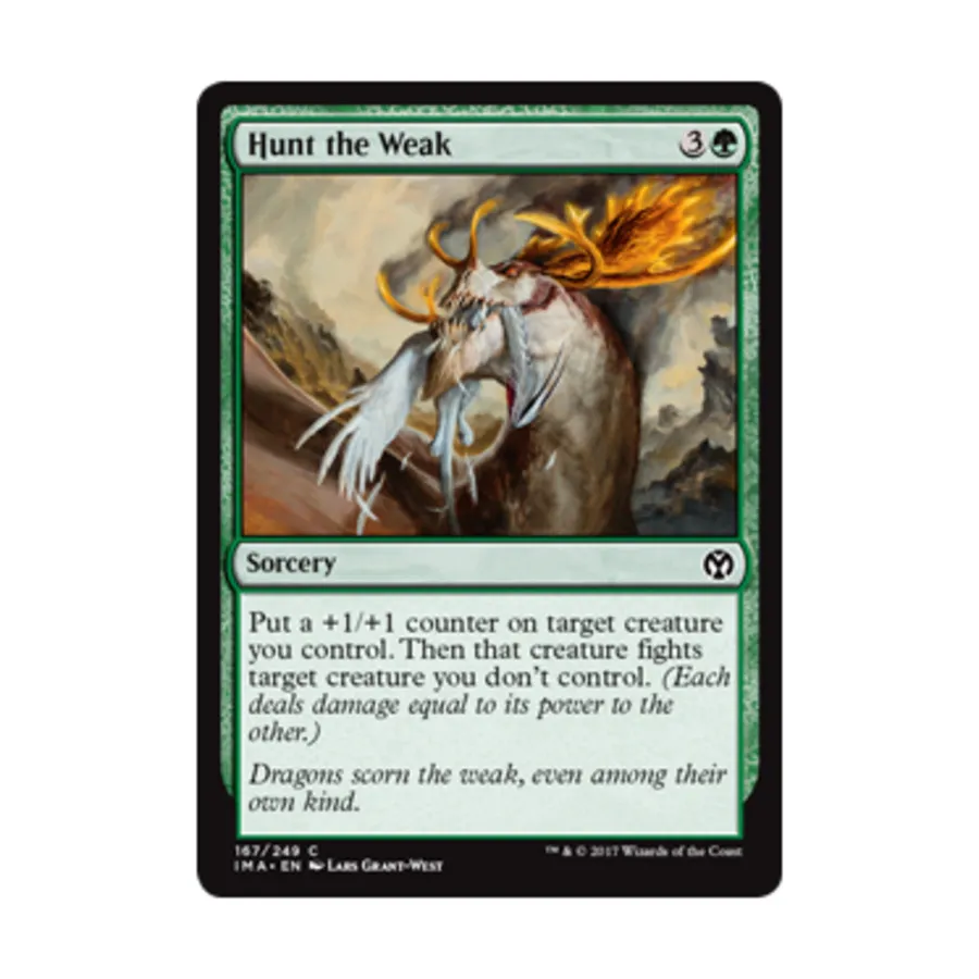 

CCG Охота на слабых (С) (фольга), MTG - Iconic Masters