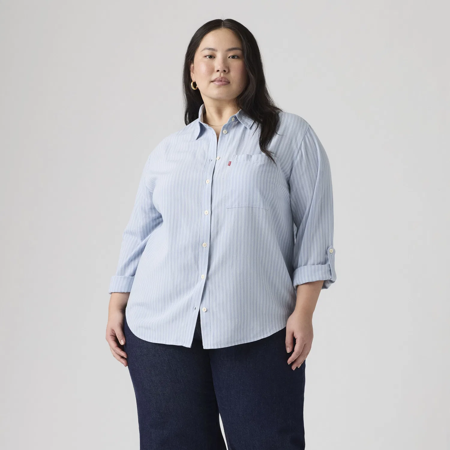 Рубашка Darlene (большого размера) Levi's, Blue — фото 3