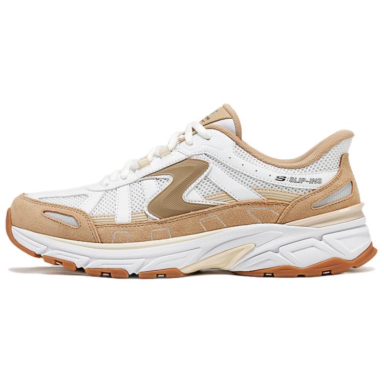 

Skechers СПОРТИВНЫЕ МУЖСКИЕ Низкие массивные кроссовки Coverage, мужские, белые, желтые