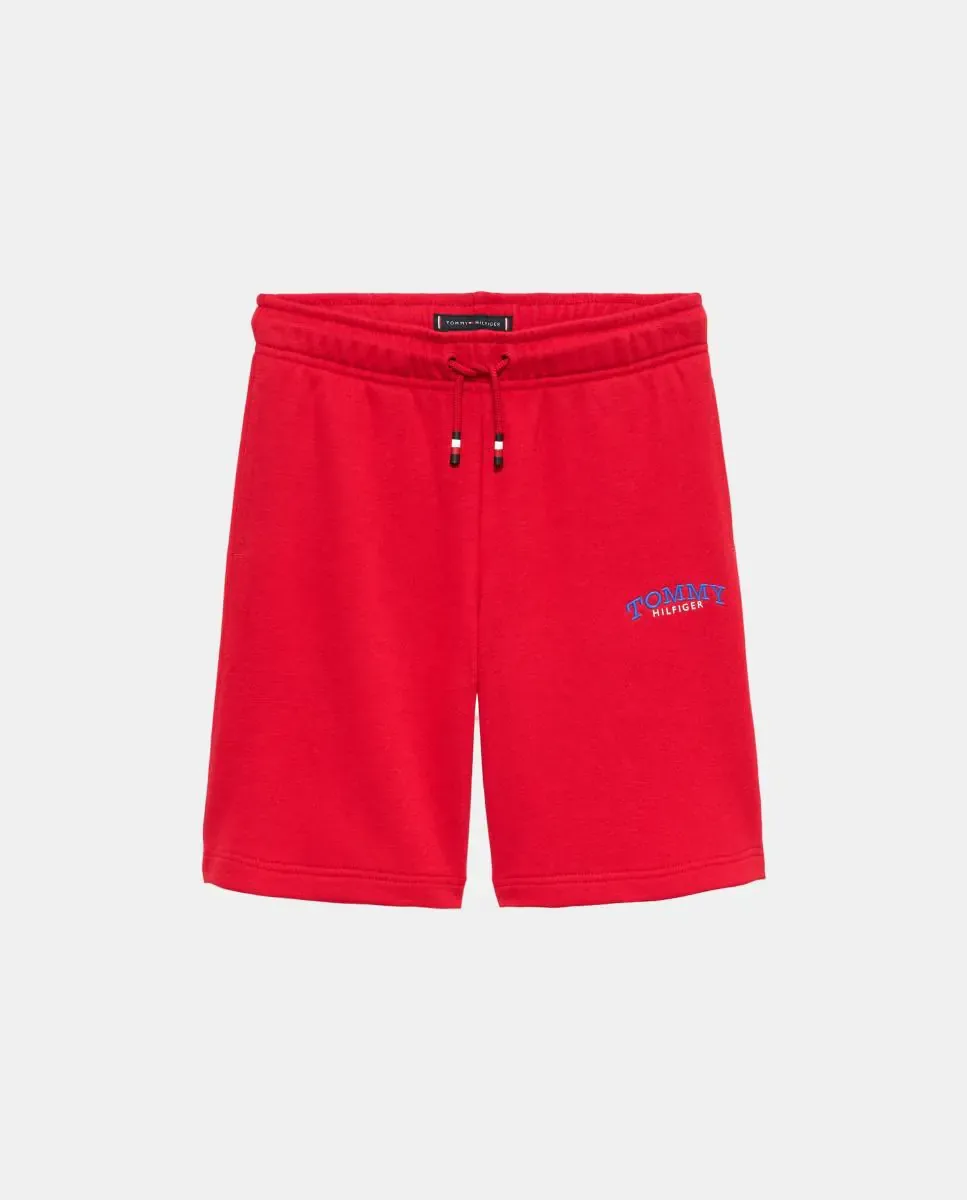 Детские шорты с корпоративным логотипом Tommy Hilfiger, красный