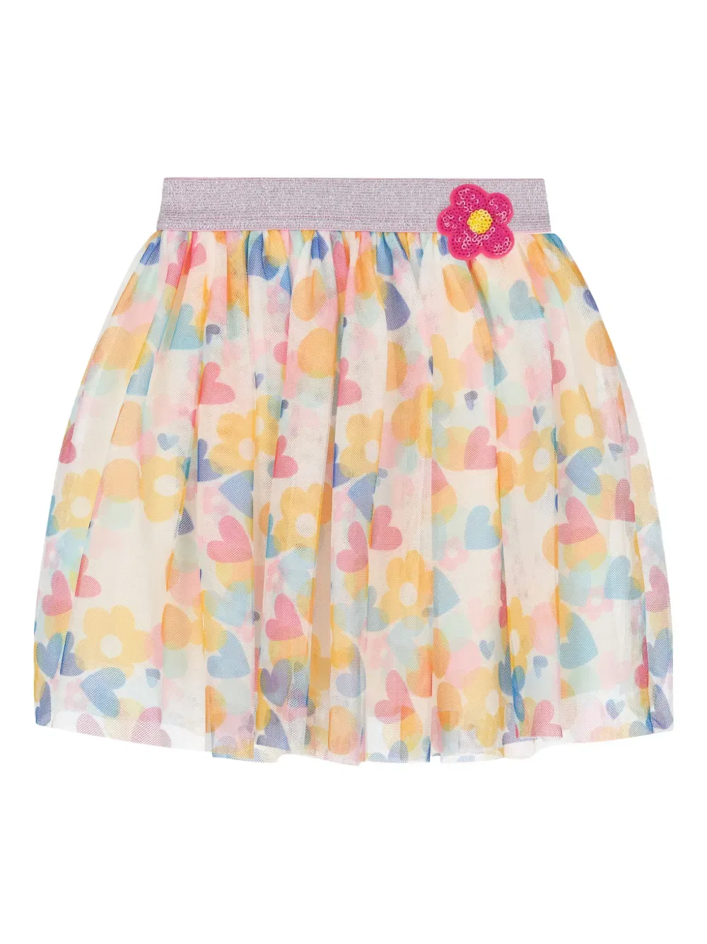 Юбка из тюля с сердечком Agatha Ruiz De La Prada, нейтральный