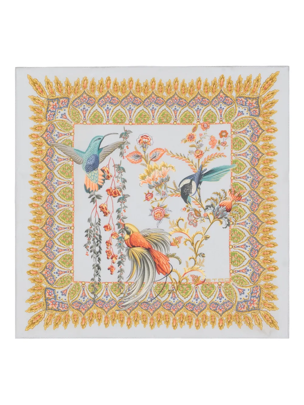 

Платок для нагрудного кармана с узором "пейсли" Etro, нейтральный