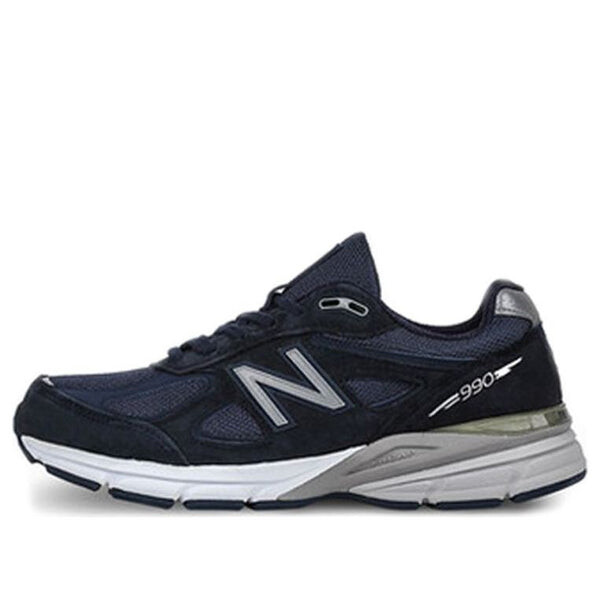 

Кроссовки 990v4 made in usa 'navy' New Balance, черный