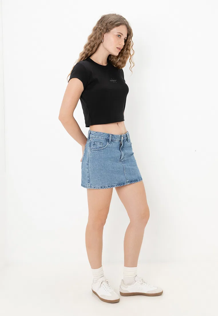 Футболка, с монограммой, Calvin Klein Jeans, черный — фото 4