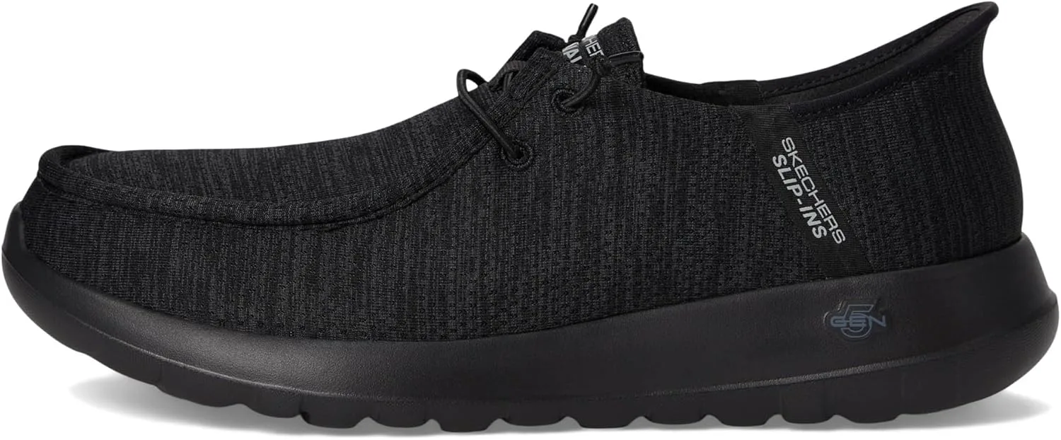 Мужские слипоны Skechers Go Walk Max Free Hands, черный — фото 4