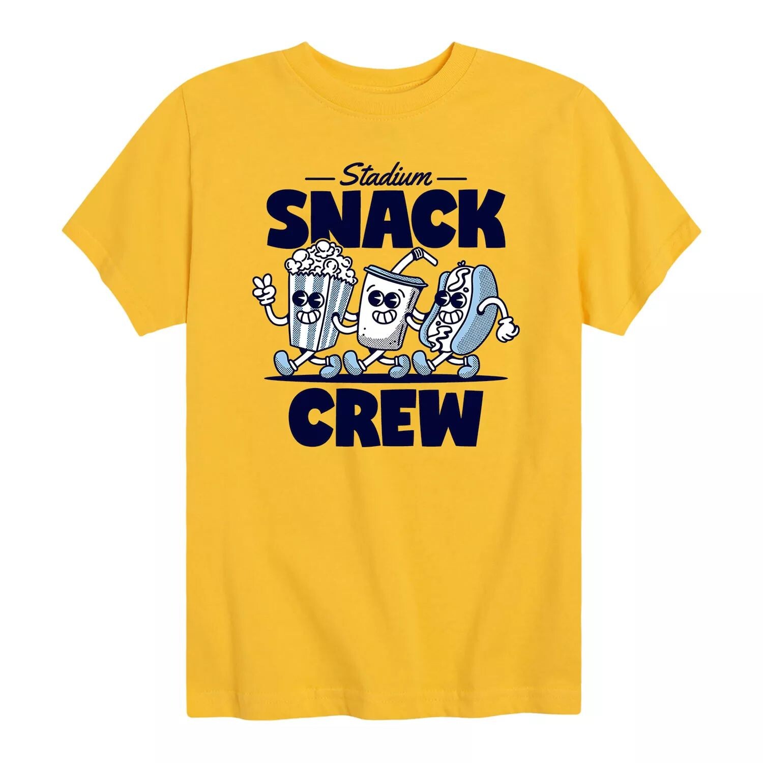 

Футболка Stadium Snack Crew для мальчиков 8–20 лет с графическим рисунком Licensed Character, желтый