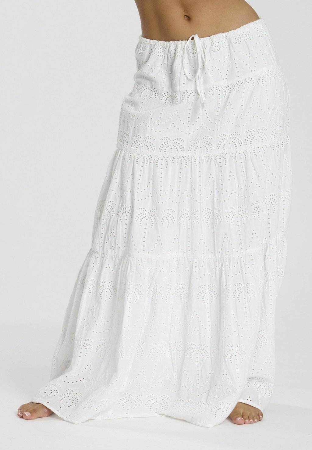 

Юбка макси BRODERIE MAXI South Beach, белый