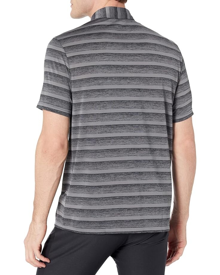 

Поло Adidas Two-Color Stripe Polo, черный