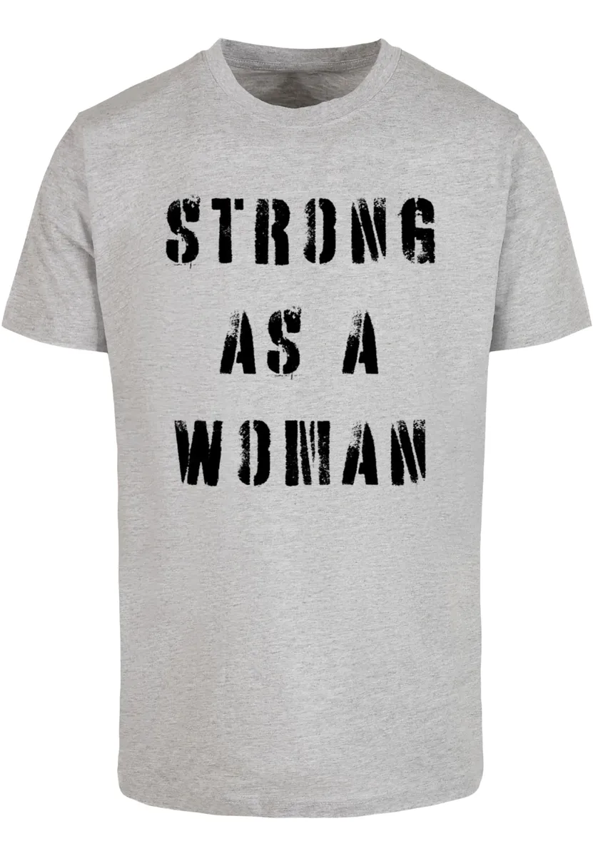 

Футболка Merchcode " Merchcode Unisex WD — Футболка Strong As A Woman с круглым вырезом", серый