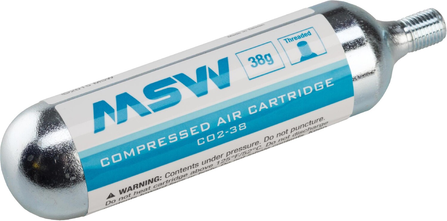 

Картридж CO2 с резьбой 38 г MSW