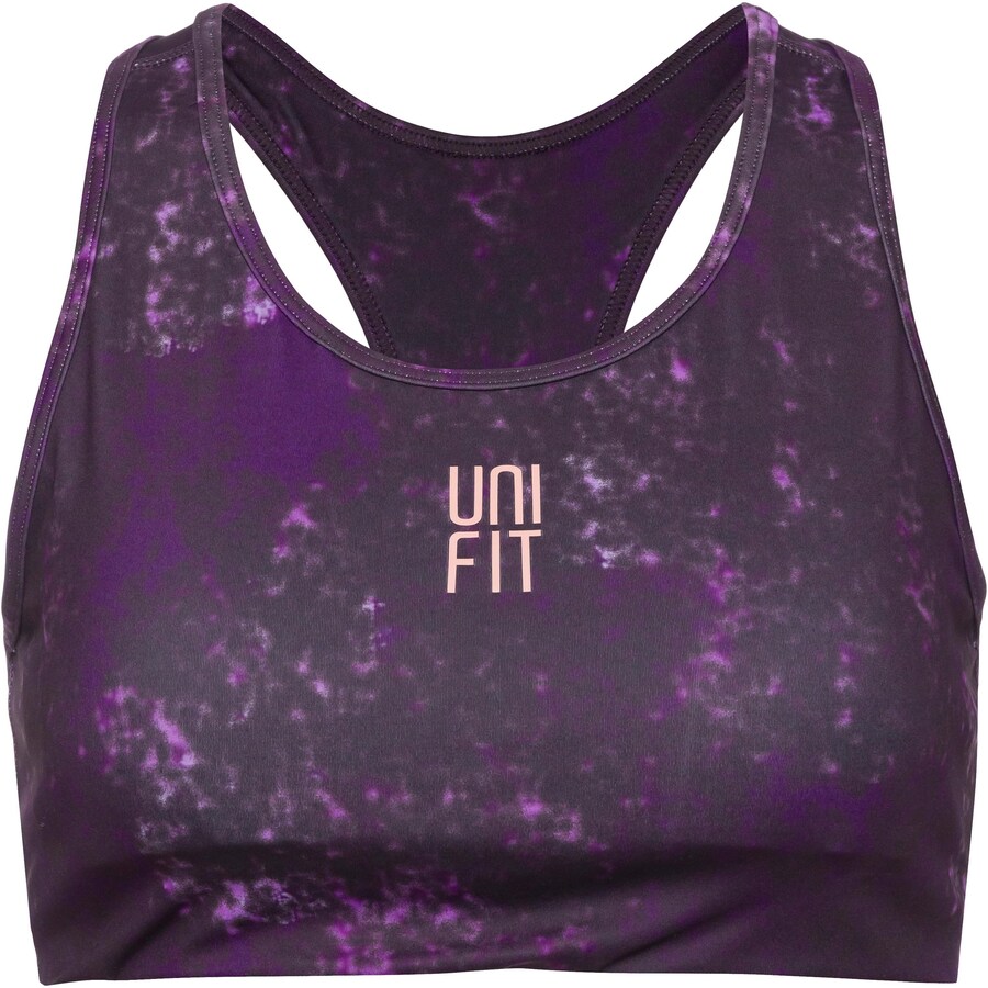 

Спортивный бюстгальтер-бралетт UNIFIT, фиолетовый/темно-фиолетовый