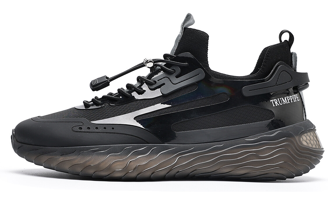 

Кроссовки мужские Lifestyle Shoes Men Low-Top Black Trumppipe, Черный, Кроссовки мужские Lifestyle Shoes Men Low-Top Black Trumppipe