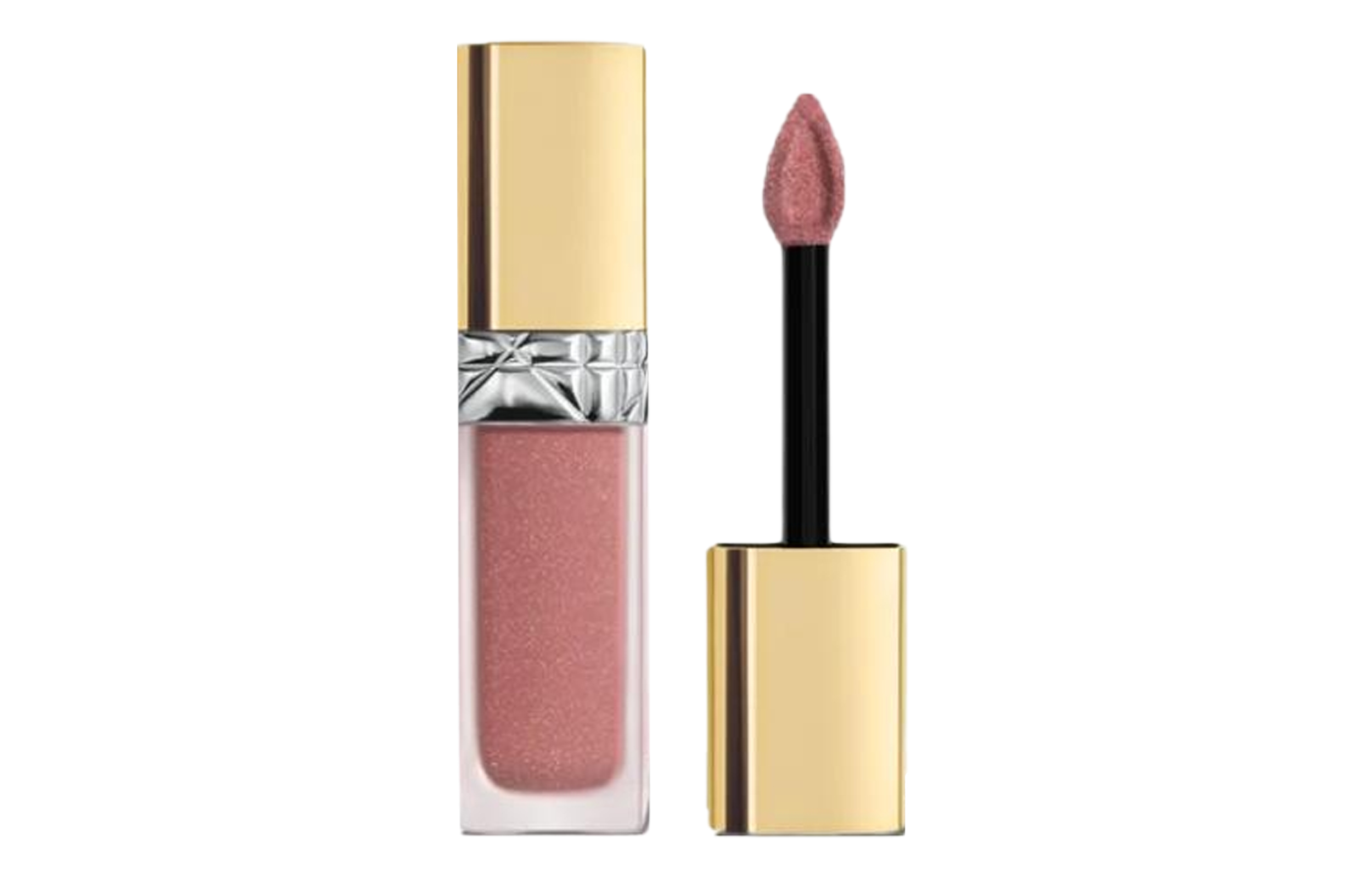 DIOR Ограниченный выпуск 2024 Christmas Blue Gold блеск для губ матовый легко растушевывается натуральный 6мл — фото 3