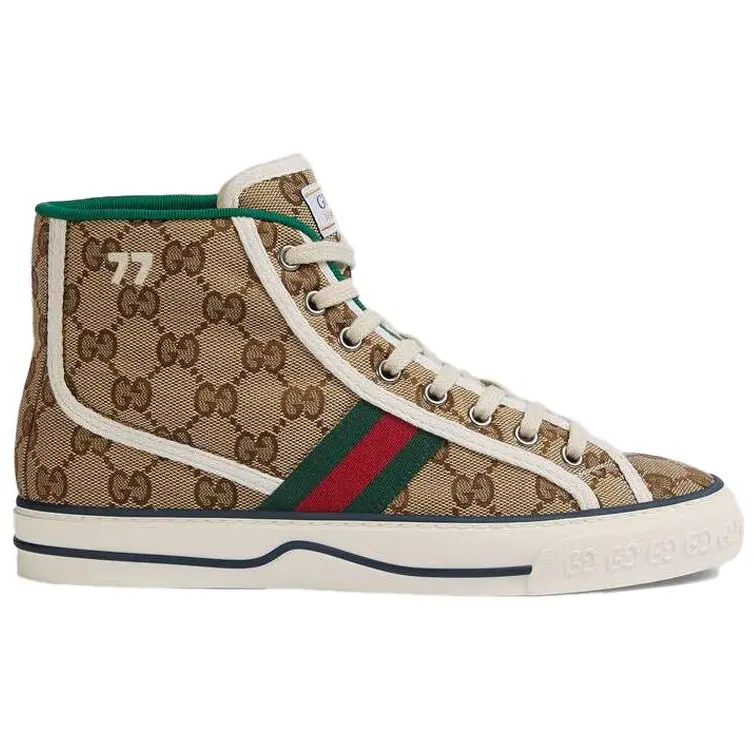 Gucci Женская теннисная команда 1977 года, цвет «Бежевый эбеновый» — фото 3