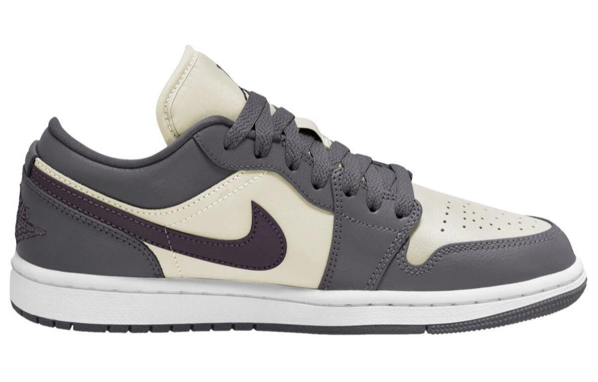 Jordan Air Jordan 1 винтажные баскетбольные кроссовки женские, Темно-серый — фото 2