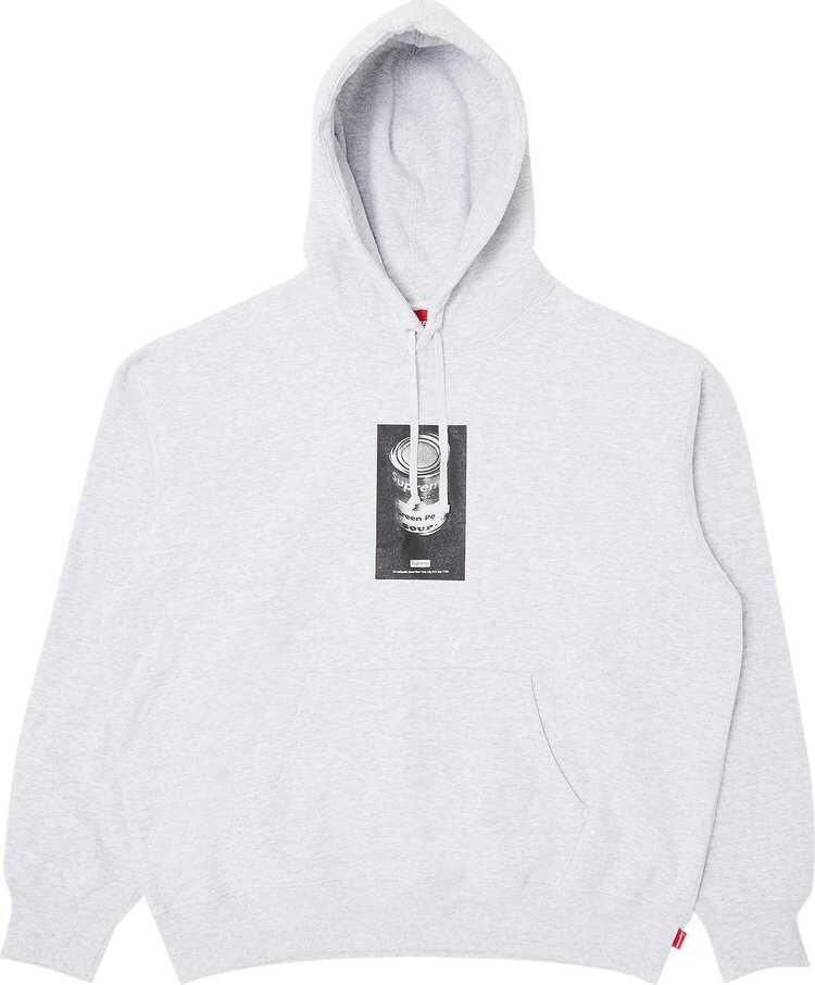 

Толстовка Supreme Soup Can Hooded 'Ash Grey', серый