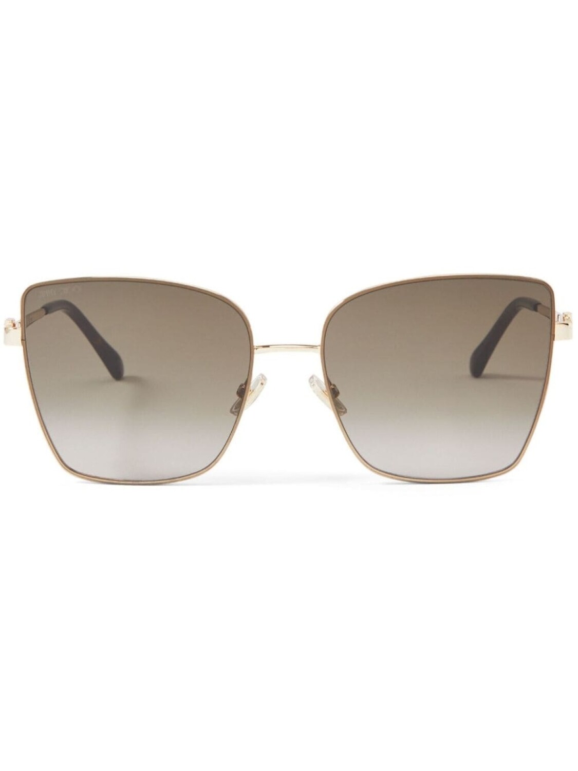 

Jimmy Choo Eyewear солнцезащитные очки Vella в массивной оправе, золотой