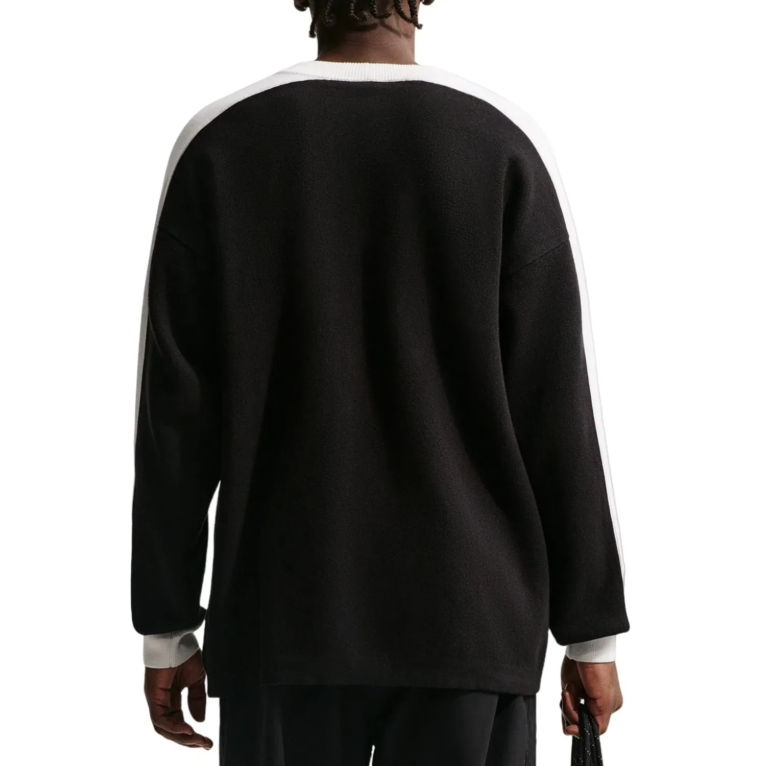 Свитер Nike Sportswear Club Jersey Sweater 'Black Sail' II1196-010, черный — фото 2