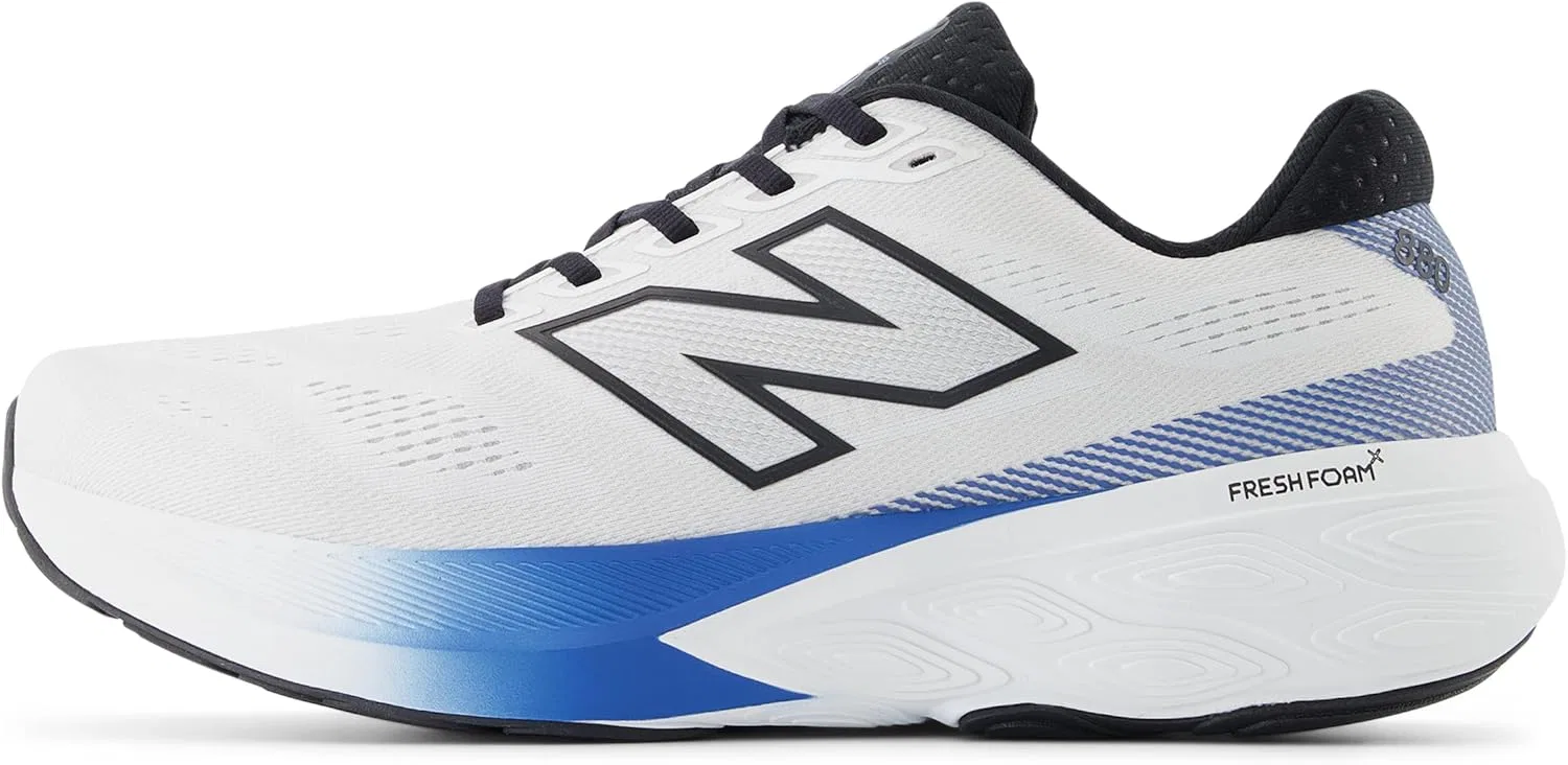 Мужские беговые кроссовки New Balance M880k15, Nb 103 White Blue Agate Black — фото 2