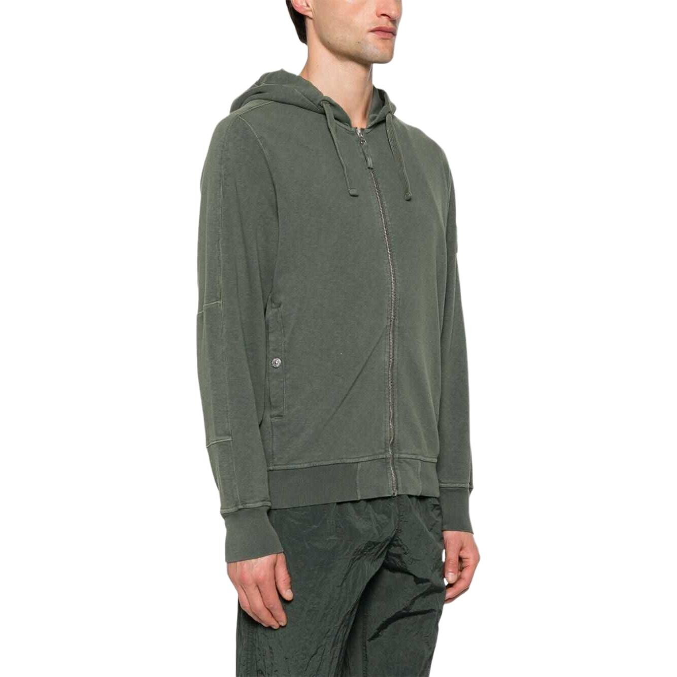 Куртка мужская зеленая Stone Island, зеленый — фото 3
