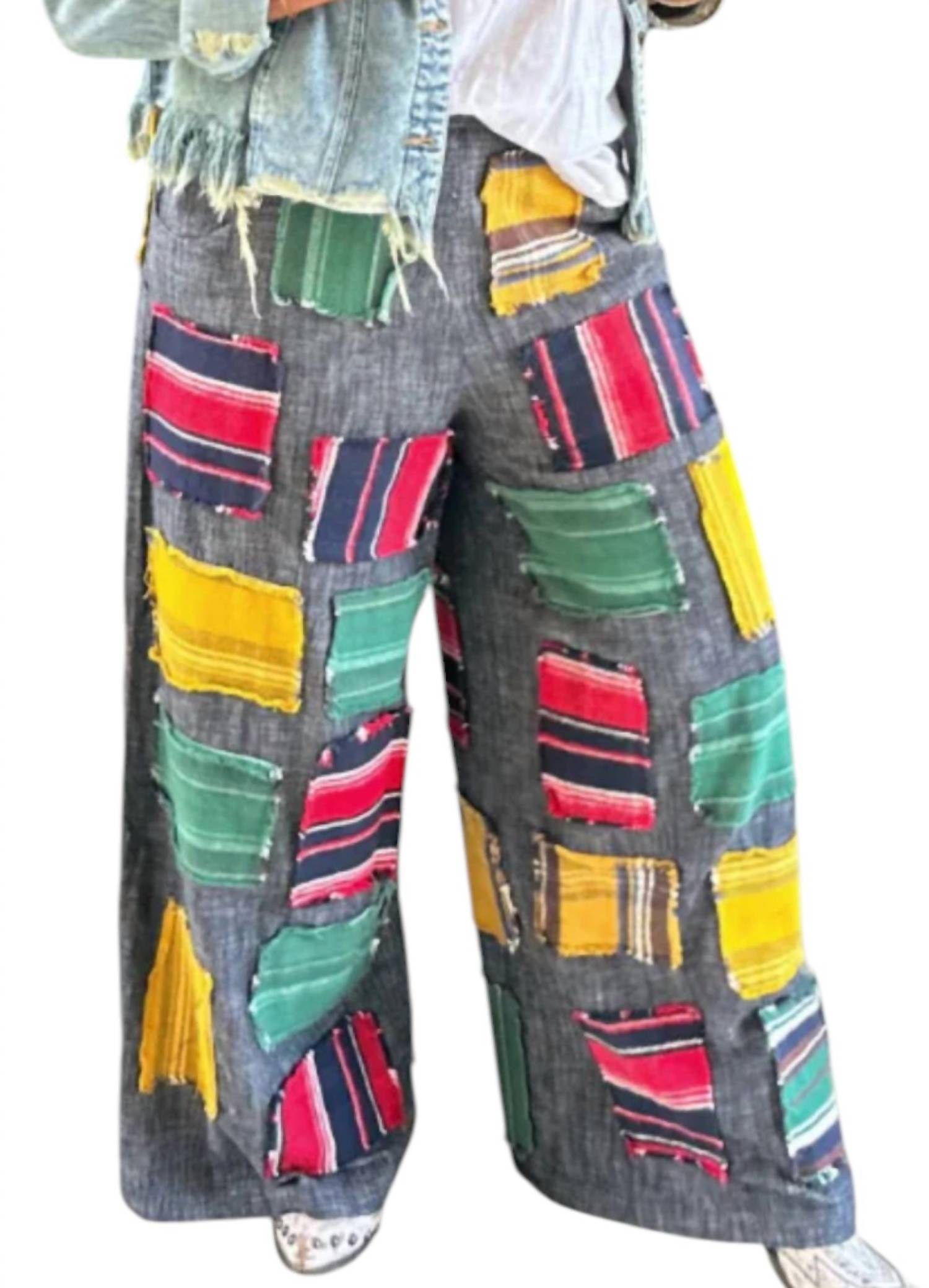 

Брюки Pieces Fit Wide Leg серого цвета Jaded Gypsy