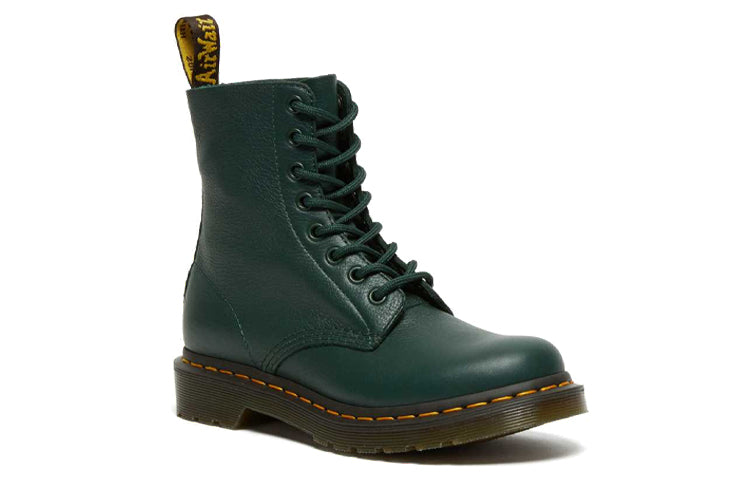 Ботинки Dr. Martens 1460 Pascal Virginia waterproof Wear-resistant, зеленый — фото 3