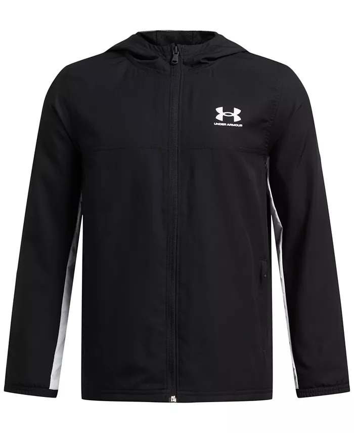 

Куртка с капюшоном Rival для мальчиков старшего возраста Under Armour, черный