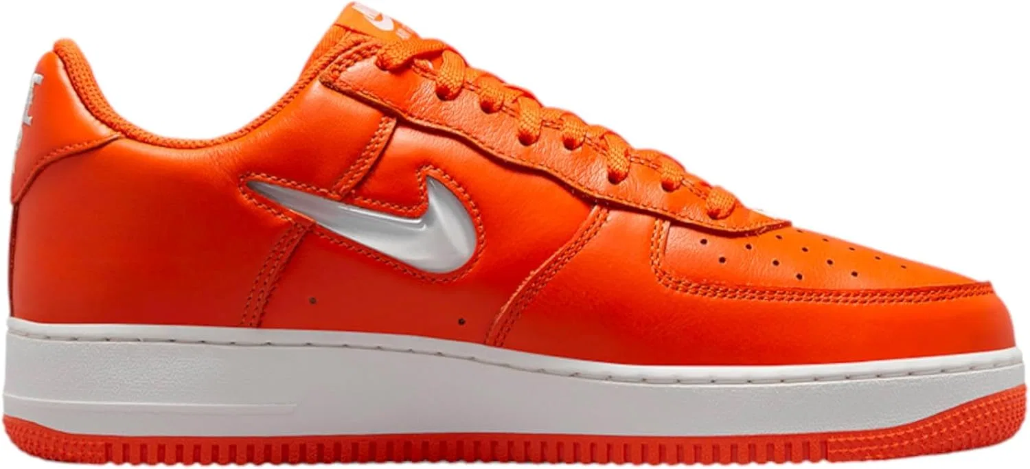 Кроссовки Nike Air Force 1 '07, оранжевый Safety Orange Summit White — фото 3