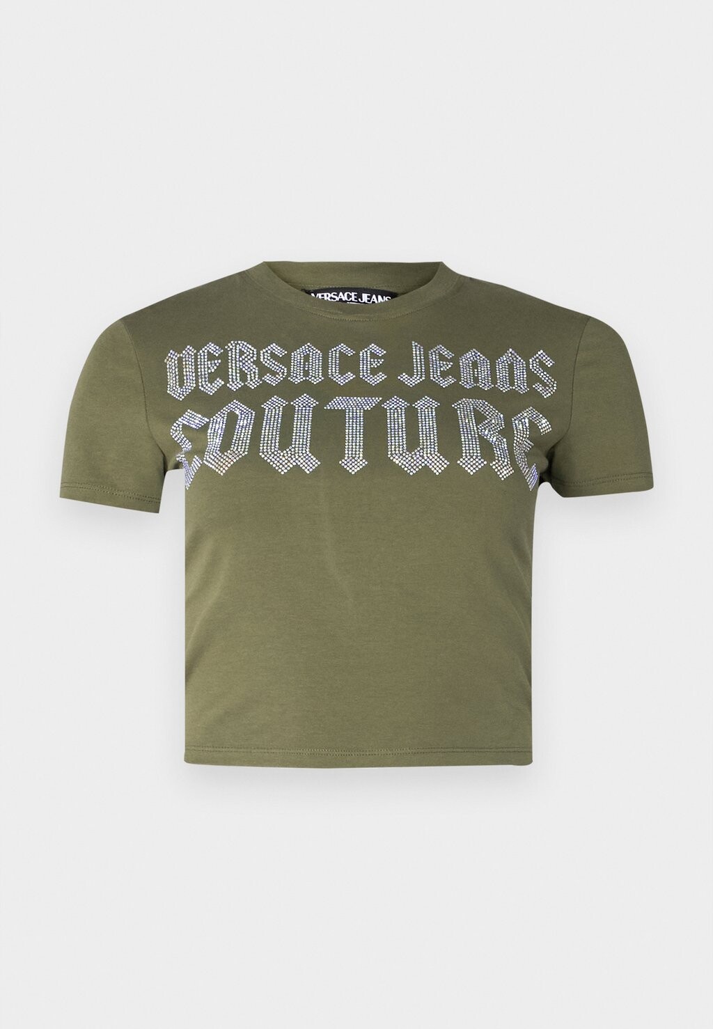 

Базовая футболка LOGO GOTH Versace Jeans Couture, оливковый