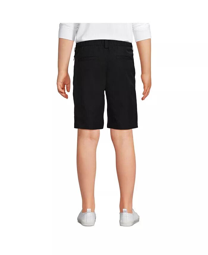 Шорты чинос Big Boys Husky Active Performance Lands' End, синий — фото 3