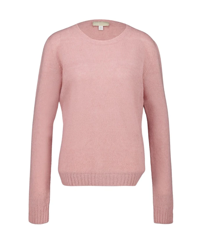 

Свитер с круглым вырезом из смеси кашемира. 120% Lino, розовый