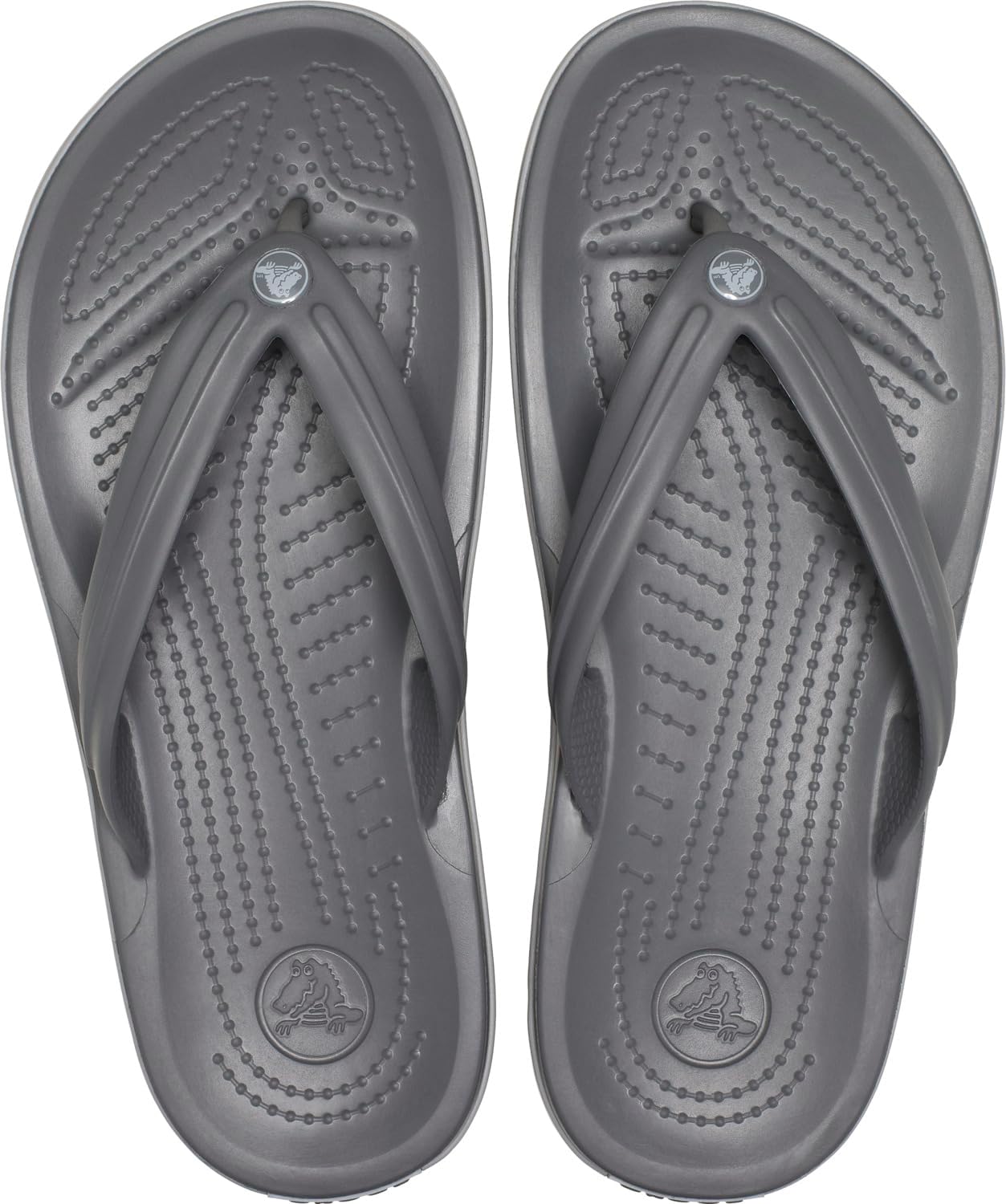 Вьетнамки Crocs Crocband унисекс для взрослых, серый — фото 3