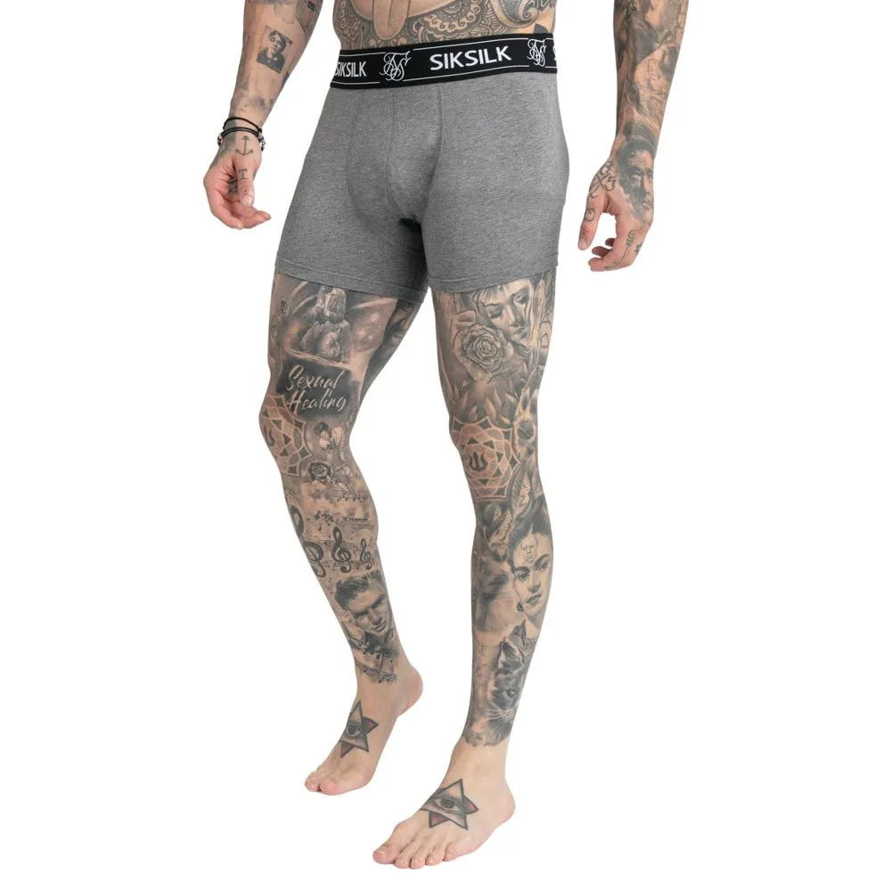 

Трусы-боксеры Siksilk 3 units, серый