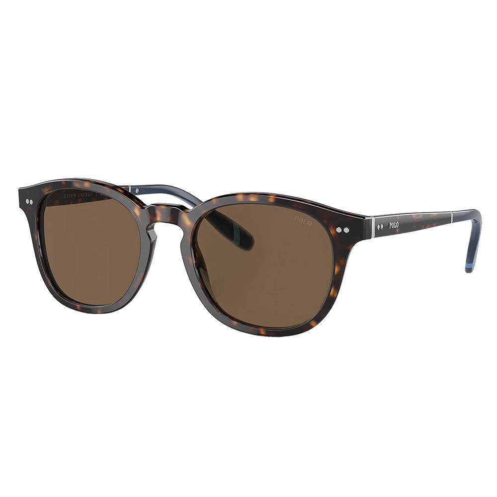 

Polo Ralph Lauren PH 4206 500373 52 мм унисекс солнцезащитные очки Phantos, цвет shiny dark havana