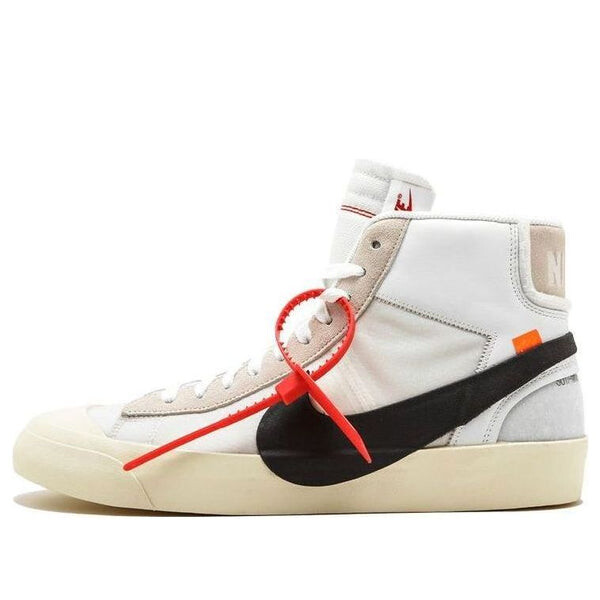 

Кроссовки x off-white blazer mid 'the ten' Nike, белый