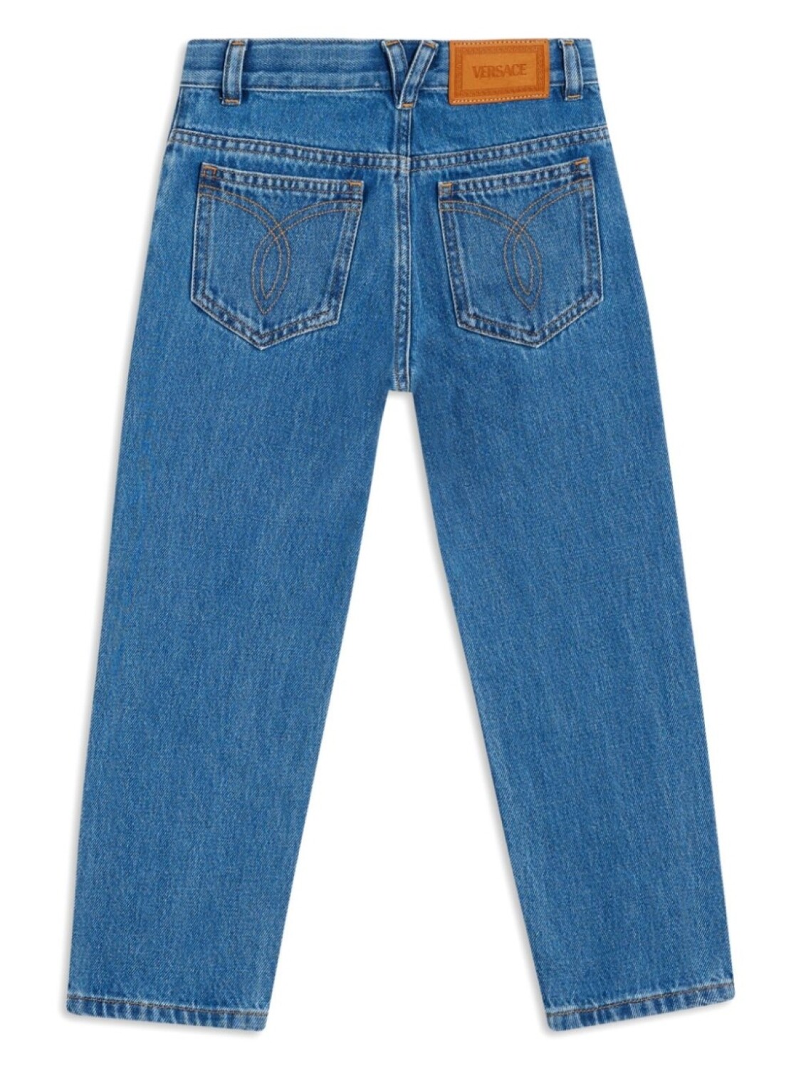 

Versace Kids облегающие джинсы, синий