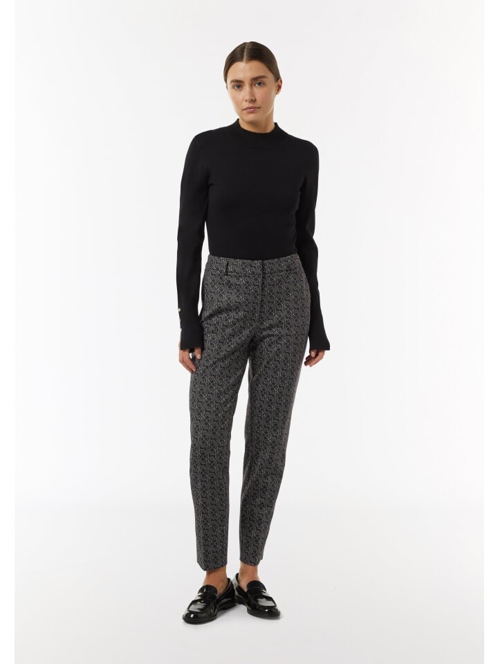 

Тканевые брюки comma Hose 7/8, черный