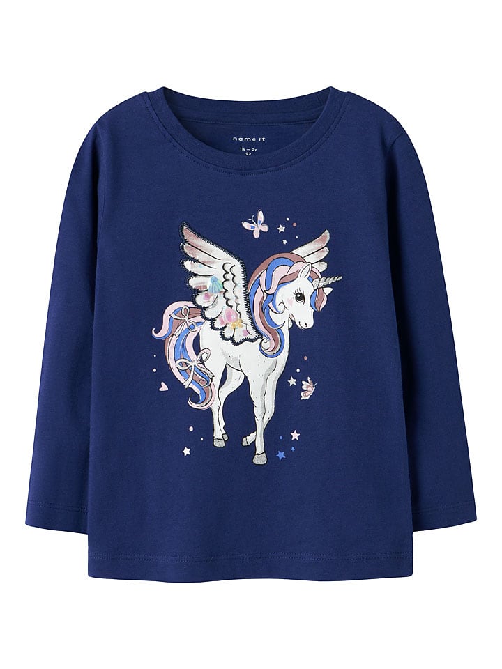 

Name it Футболка с длинными рукавами темно-синего цвета