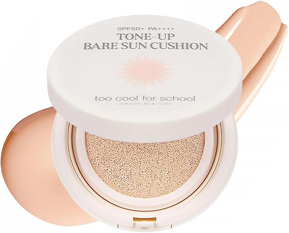 Солнцезащитный кушон Too Cool For School Tone Up Bare Sun Cushion SPF50+ PA++++ 15 г розовый