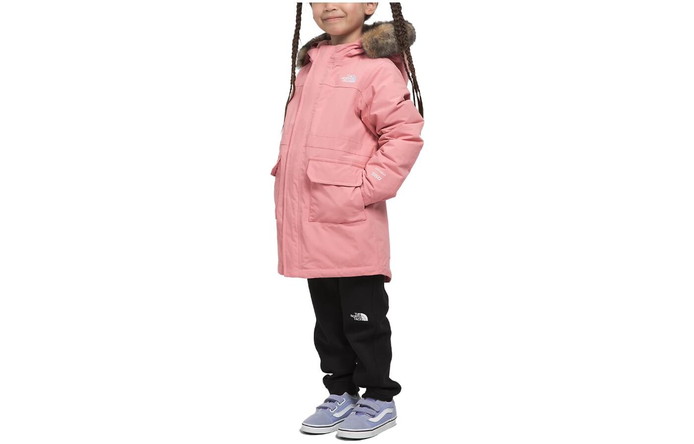 

Детская парка THE NORTH FACE, цвет Pink