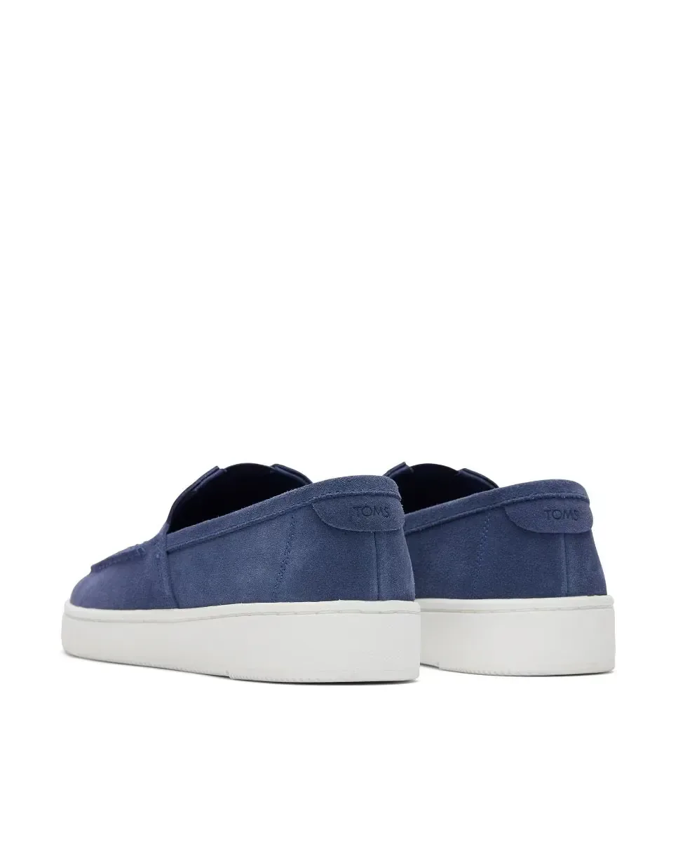 Toms Мужские мокасины Trvl Lite London из замши, морского цвета — фото 2